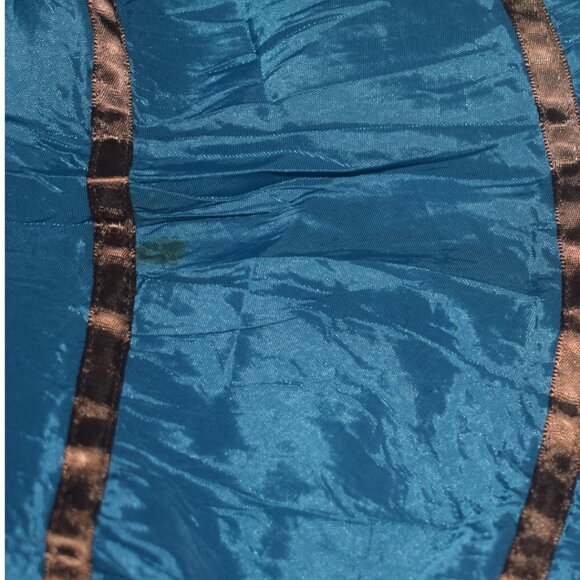 Rare Vintage Betsey Johnson 90s Y2K Full Maxi Skirt Ribbon Stripes S M As Is - Picture 12 of 13